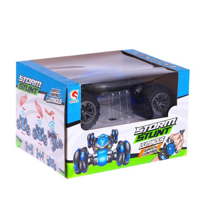 Перевёртыш Hyper, полный привод, работает от аккумулятора, цвет синий 51054