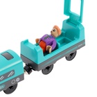 Железная дорога «Экспресс», 66 деталей, работает от батареек, подходит для деревянных железных дорог - Фото 6