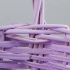 Набор корзин плетеных (ива), D24x13/26, D18x11/23 см, 2 шт, сиреневый 7358542