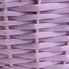 Набор корзин плетеных (ива), D24x13/26, D18x11/23 см, 2 шт, сиреневый 7358542