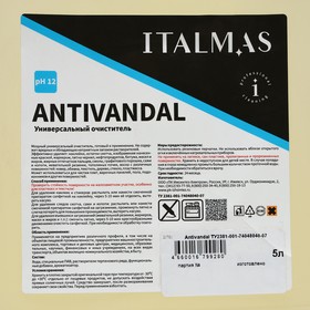 

Очиститель универсальный IPC Antivandal 5 л