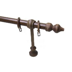 

Карниз «Эконом» однорядный, цвет тёмный орех, 120 см