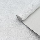 Бумага креп, с фольгированием, цвет серебряный, 0,5 х 2,5 м - Фото 1