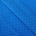 Бумага креп "Горошек", цвет синий, 0,5 х 2,5 м - Фото 1