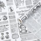 Бумага силиконизированная «Газета», для выпечки, 0,38 х 5 м - Фото 2