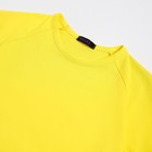 Футболка для девочки MINAKU, цвет лимонный, рост 128 см - Фото 5