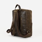 Рюкзак, отдел на молнии, 2 наружных кармана, цвет оливковый - Фото 2