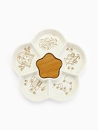 Менажница новогодняя «С Новым годом», 24 см, 6 ячеек - Фото 2