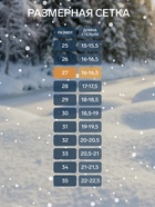 Валенки детские, цвет натуральный, размер 27 (15) - Фото 2