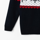 Свитер вязаный новогодний KAFTAN Snow, размер 46 - Фото 11