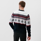 Свитер вязаный новогодний KAFTAN Snow, размер 46 - Фото 8