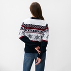 Свитер вязаный новогодний KAFTAN Snow, размер 44 - Фото 5