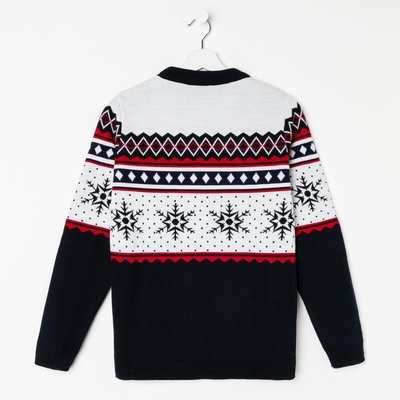 Свитер вязаный новогодний KAFTAN Snow, размер 42