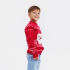 Джемпер вязаный детский KAFTAN "Santa" размер 34, (122-128 см) - Фото 6