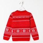 Джемпер детский новогодний вязаный KAFTAN: Santa, красный, рост 110-116 см - Фото 11