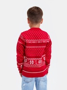Джемпер детский новогодний вязаный KAFTAN: Santa, красный, рост 110-116 см - Фото 6