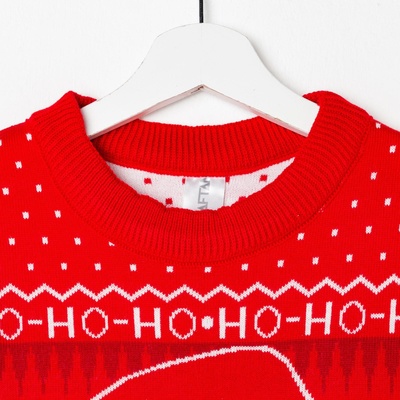 Свитер вязаный новогодний KAFTAN Santa, размер 52