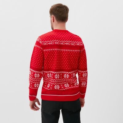 Свитер вязаный новогодний KAFTAN Santa, размер 52