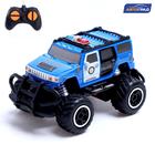 Джип «Полиция», радиоуправляемый, световые эффекты, работает от батареек, цвет синий - Фото 1