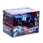 Джип «Полиция», радиоуправляемый, световые эффекты, работает от батареек, цвет синий - Фото 8