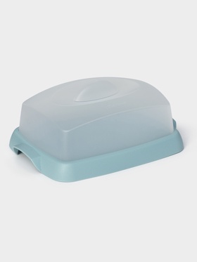 Маслёнка Martika «Таира», пластик, 16.7?12.1 см, МИКС (комплект 2 шт)