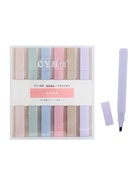 Набор маркеров-текстовыделителей, 6 пастельных цветов, скошенный наконечник, узел 5 мм - Фото 2