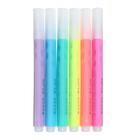 Набор маркеров-текстовыделителей, 6 флуоресцентных цветов, корпус треугольный - фото 22464175