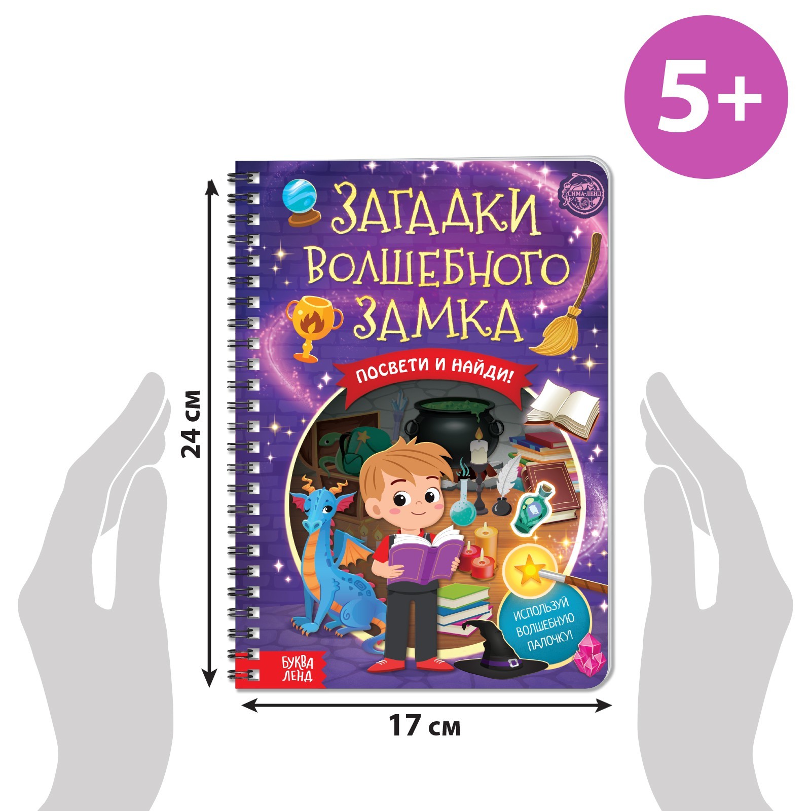 Книга-квест с фонариком «Загадки волшебного замка», 30 стр. (6301241) -  Купить по цене от 251.00 руб. | Интернет магазин SIMA-LAND.RU