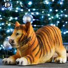 Фигура  "Тигренок игривый" рыжий, 18х30х15см - фото 43242492