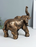 Фигура полистоун «Слон средний», под бронзу, 36×40×19 см 7390312