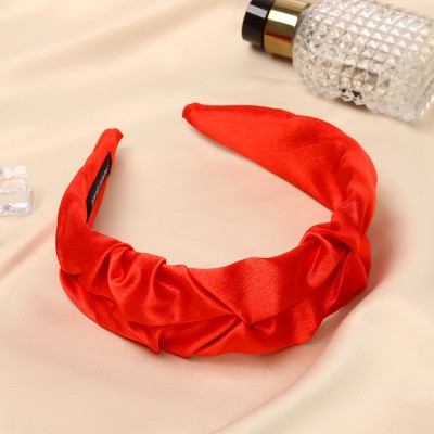Ободок для волос QF «Юнона», классика, 5 см, красный