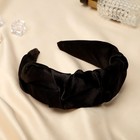 Ободок для волос "Юнона" классика, 5 см, чёрный - фото 7573260