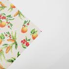 Бумага упаковочная глянцевая «Мандарины с ягодами», 70 х 100 см - Фото 3