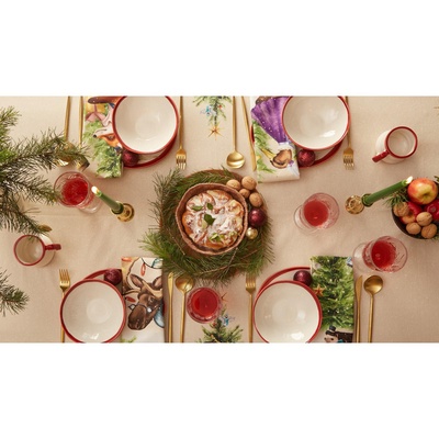 Скатерть новогодняя «Этель» Noble Christmas, 150×110±2 см с ГМВО, 100% хлопок, саржа 190 г/м²
