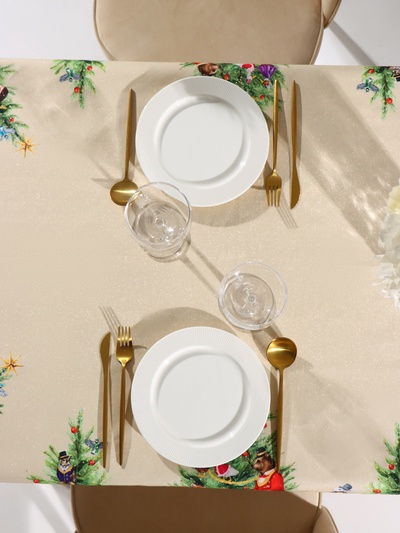 Скатерть новогодняя «Этель» Noble Christmas, 150×110±2 см с ГМВО, 100% хлопок, саржа 190 г/м²