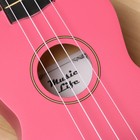 Укулеле сопрано Music Life UK-10, цвет розовый 54см - Фото 5
