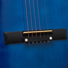 Гитара акустическая Music Life QD-H38Q-J, синяя, 97 см с вырезом - Фото 4