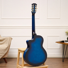 Гитара акустическая Music Life QD-H38Q-J, синяя, 97 см с вырезом - Фото 6