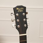 Гитара акустическая, цвет черный, 102см - Фото 3