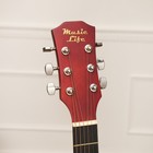 Гитара акустическая, цвет санберст, 104см, с вырезом - Фото 3