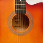 Гитара акустическая, цвет санберст, 104см, с вырезом - Фото 4