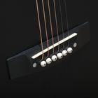 Гитара акустическая, цвет черный, 104см, с вырезом - Фото 4