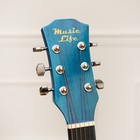 Гитара акустическая, цвет синий, 97см, с вырезом - Фото 3