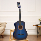 Гитара классическая Music Life GQD-H38Y, синяя, 97 см - фото 320015383