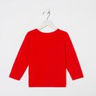 Лонгслив детский, цвет красный, рост 68 см - фото 33375267