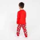 Пижама детская, цвет красный, рост 110 см 7357399