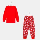 Пижама детская, цвет красный, рост 110 см 7357399