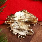 Брошь «Тигр» охотник, цветная в золоте - Фото 2