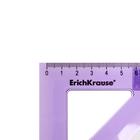 Треугольник пластиковый 9 см ErichKrause Standard, 45°, МИКС - Фото 2