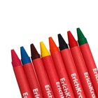 Восковые мелки 8 цветов, ErichKrause Basic - фото 21363780